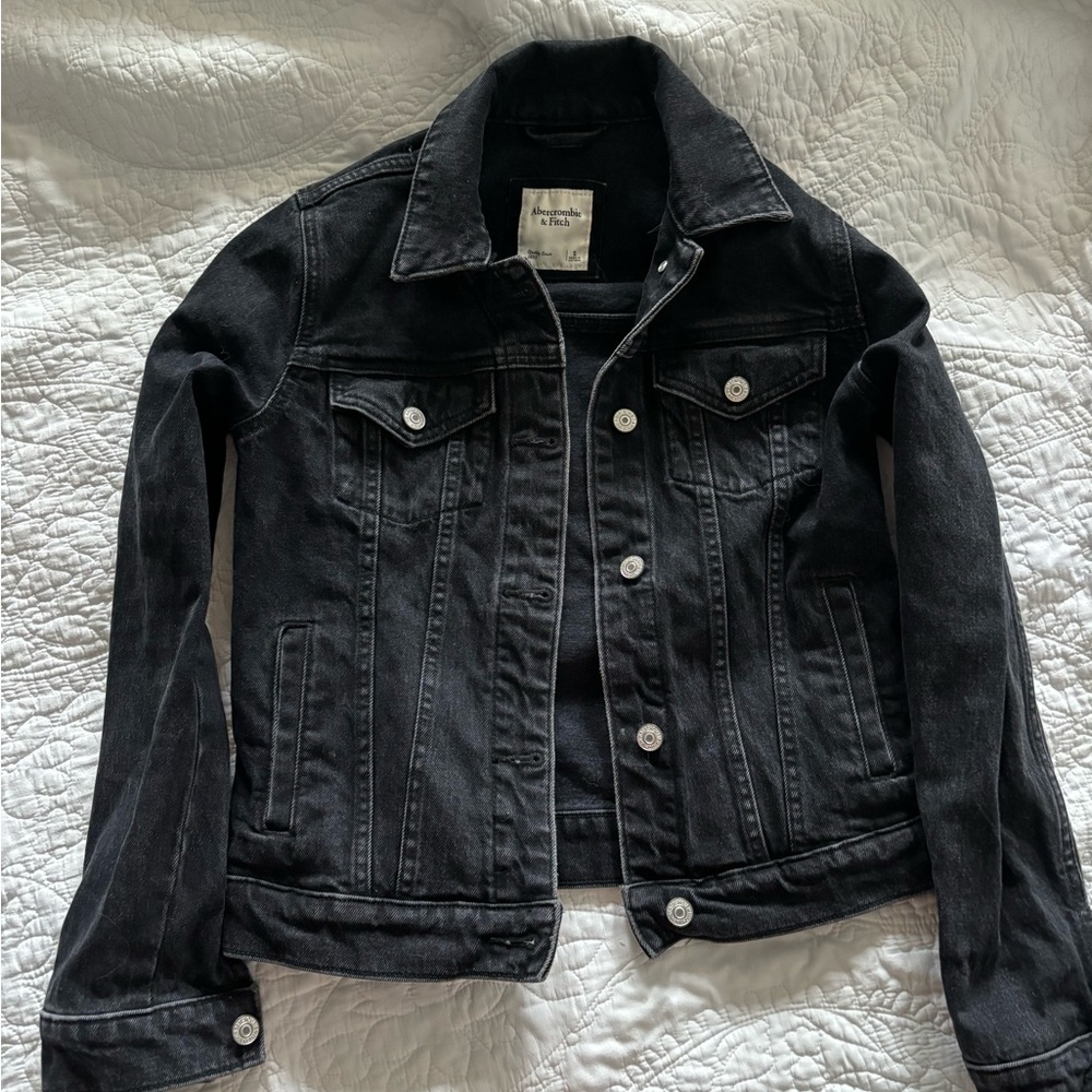 COPY - Abercrombie and finch Black denim jacket